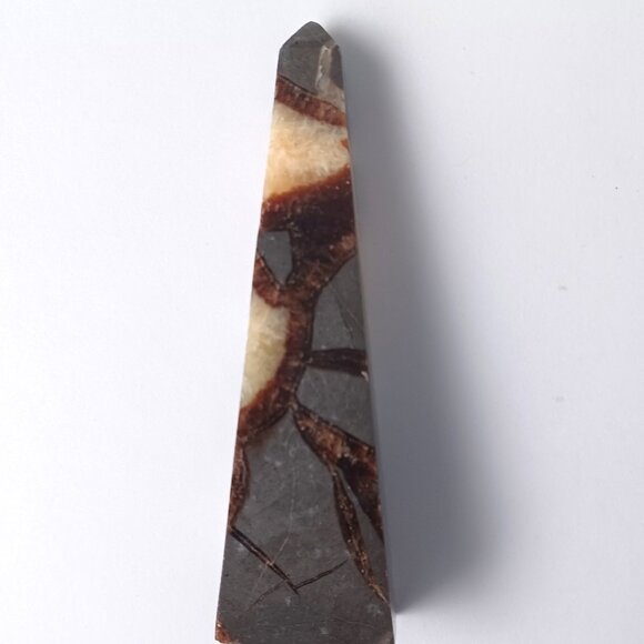 Septarian Stone Obelisk Wand Tower Figurine - Picture 3 of 5